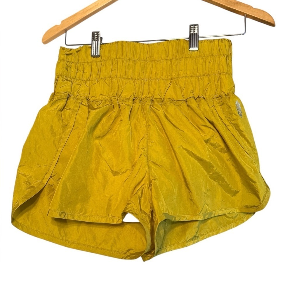 Free People the way movement shorts in honey mallow